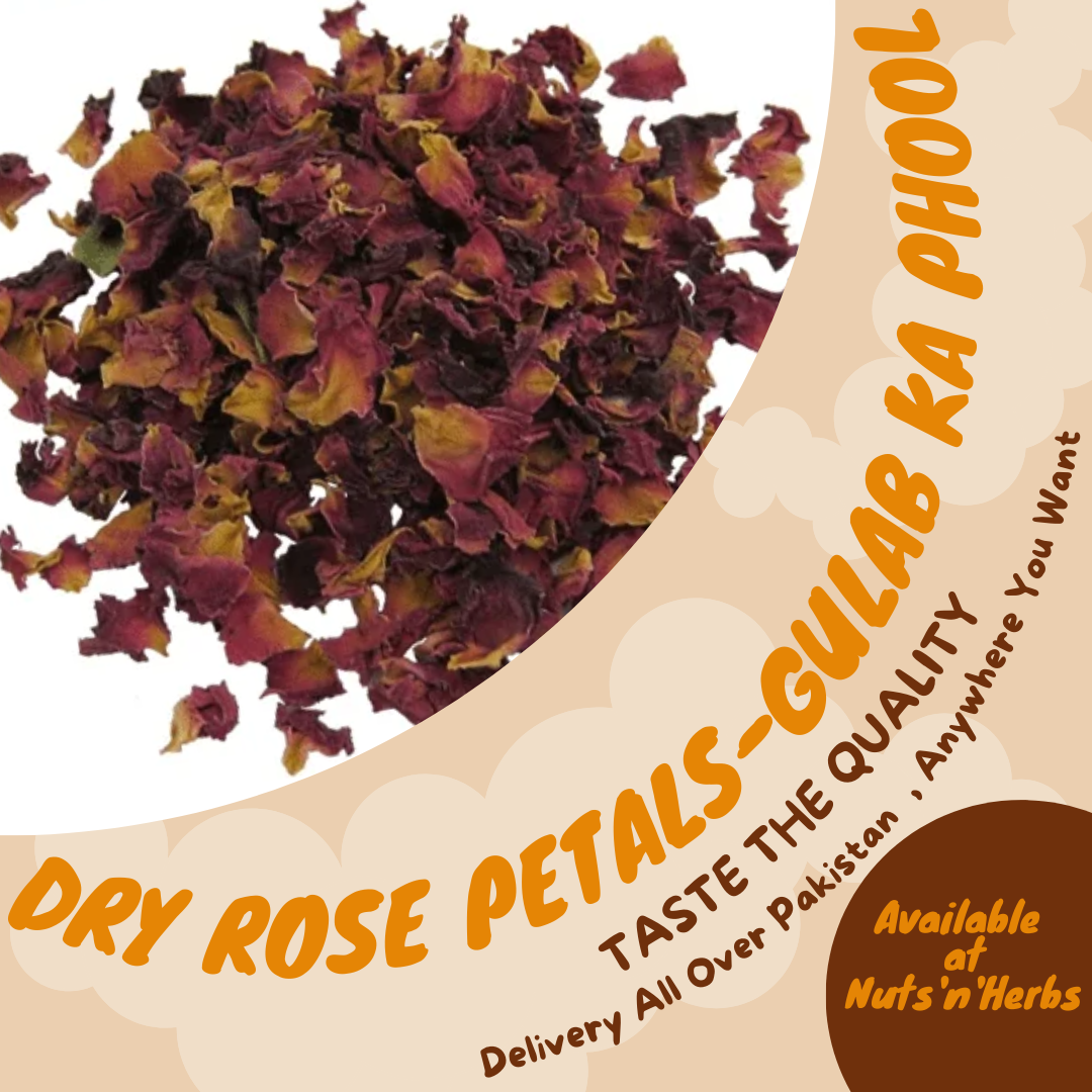 Dry Rose Petals (Rose Flower)-Gul e Surkh-Gulab Ka Phool
